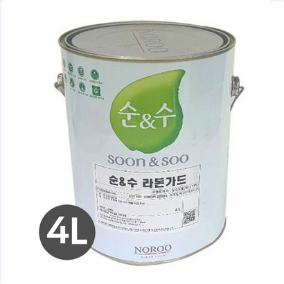 노루페인트 순앤수 라돈가드 4L 리뷰후기