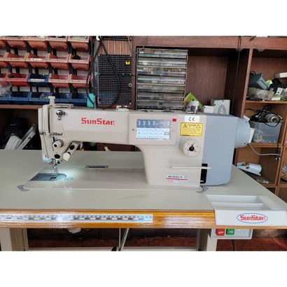 공업용미싱 썬스타 KM-D235 다이렉트 자동사절미싱 한글판넬 신형 새제품 보쉬무선재단기 증정 리뷰후기