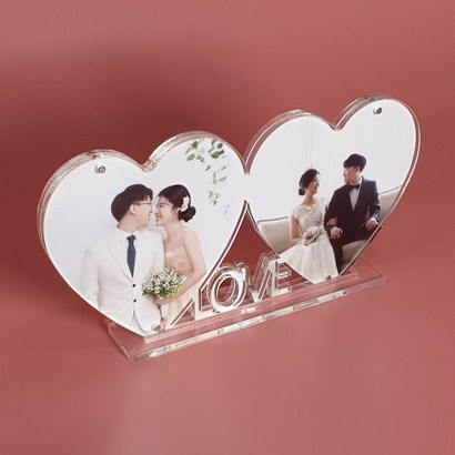 매그아크 러브 하트액자 사진 투명 아크릴액자 리뷰후기