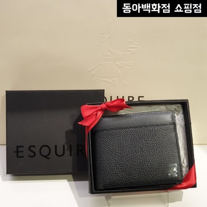 에스콰이아 남성 지갑 #세일중# 엠보천연소가죽 남성반지갑#선물추천# 반지갑
