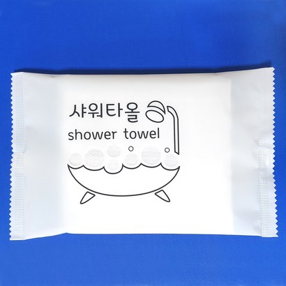 버블메이트 일회용 샤워 타올 500개 개별 포장 위생 업소용 거품 바디 스폰지