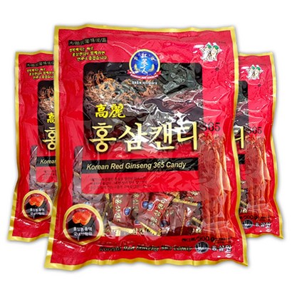 금산 고려 홍삼캔디3봉 / 홍삼 사탕