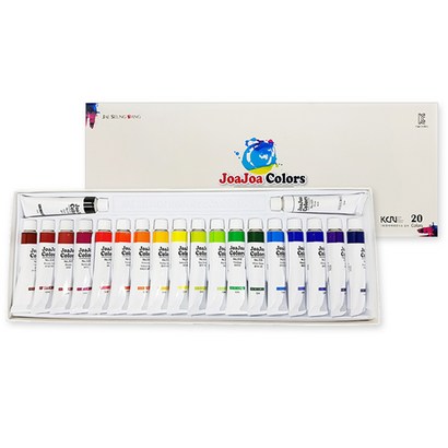 JOAJOA 전문가용 수채화물감 20색 물감 채색 미술 그림