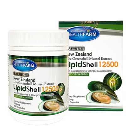 Heathfar reen usse iid She 12500 헬스팜 뉴질랜드 초록입홍합 125000 180정