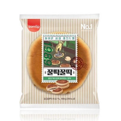 삼립 꿀떡꿀떡 5개 간식빵 편의점빵