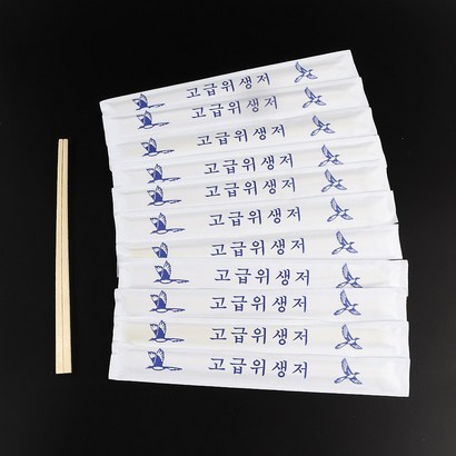 7치 나무젓가락 위생저 1봉지