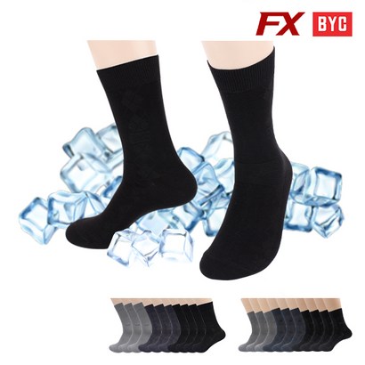 BYC 신사정장양말 망사 장목/중목 남성양말 10매 / 통기성좋고 빨리 마르는 남자양말 리뷰후기
