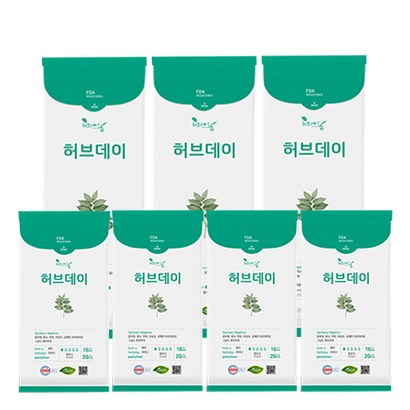 허브데이 생리대 샘플