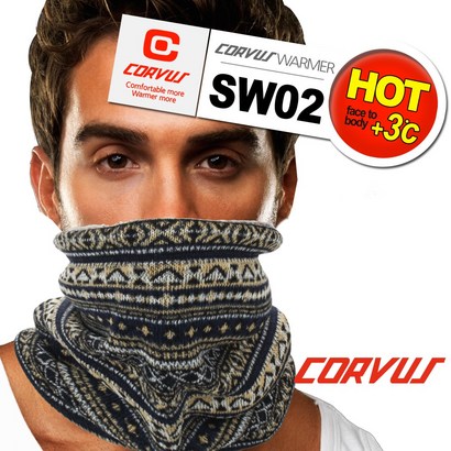 CORVUS 겨울용 방한 넥워머 SW02 INDO2