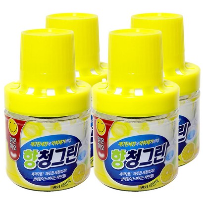 크린세상 청그린 변기세정제 병4개 레몬향 리뷰후기