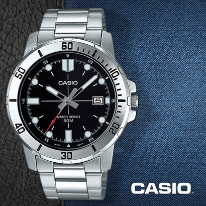카시오 T-VD01D-1E 카시오시계 CASIO 남성용 아날로그 메탈 시계