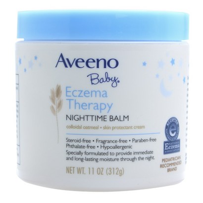 Aveeno Baby 이그지머 테라피 나이트타임 밤