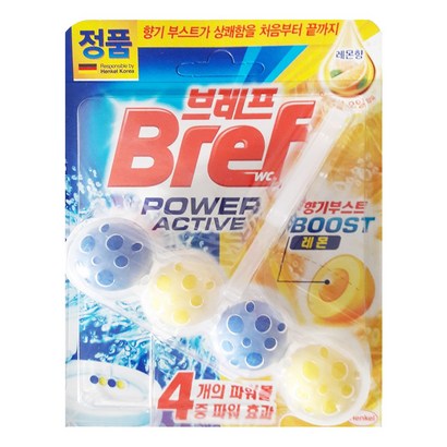 헨켈 브레프 파워액티브 변기세정제 레몬향 1개 리뷰후기