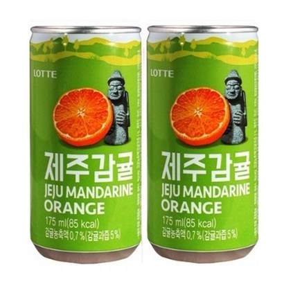 롯데 제주감귤 x90캔 리뷰후기