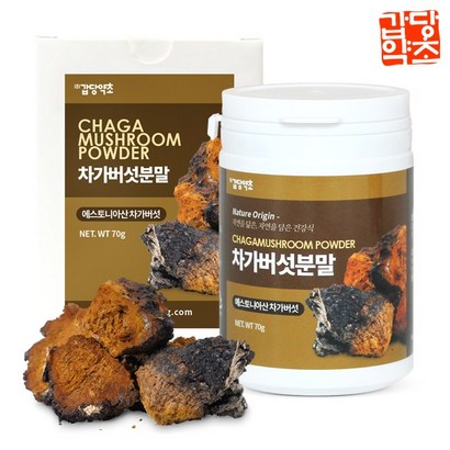 갑당약초 차가버섯 분말 가루