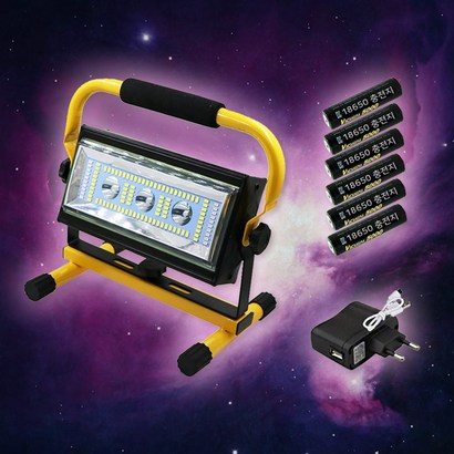 원동쓰 CREE 2 충전식 ED 투광기 100W 3600루멘