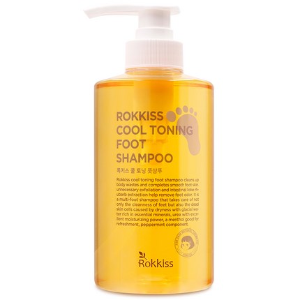 록키스 쿨 토닝 풋샴푸, 500ml, 1개