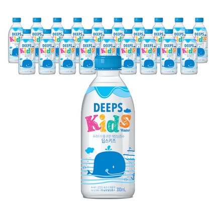 딥스 키즈 해양심층수 300ml, 20개