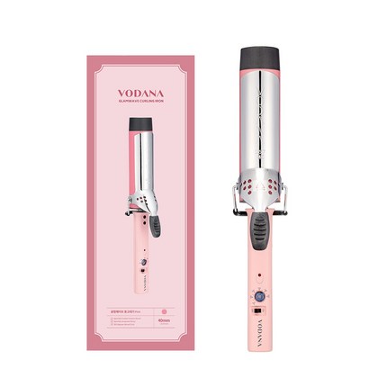 보다나 글램웨이브 봉고데기 프리볼트 VC19LPKFV 40mm, 핑크