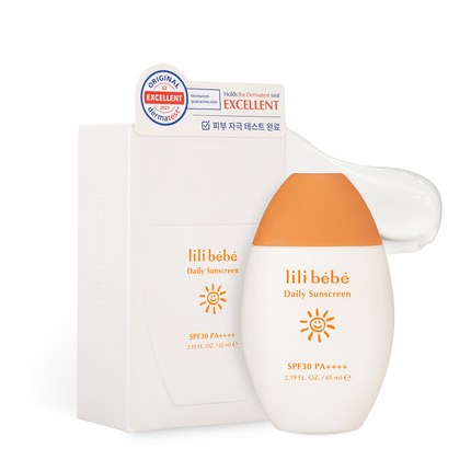 릴리베베 유아용 데일리 선크림 SPF30 PA++++, 65ml, 1개