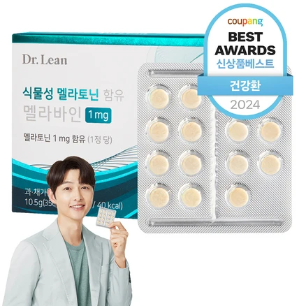 닥터린 식물성 멜라토닌 함유 멜라바인 30p, 10.5g, 1개