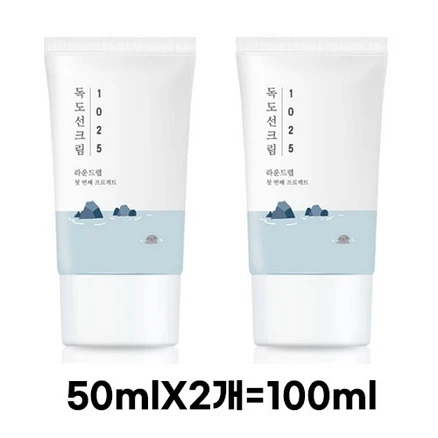 라운드랩 1025 독도 선크림 SPF 50+ PA++++, 100ml, 3개