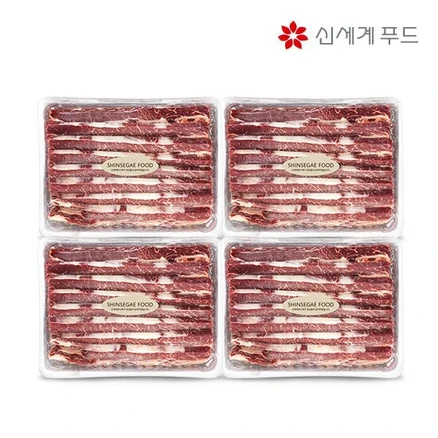 신세계푸드 LA갈비 꽃갈비 총4kg (1kg 4팩), 4개