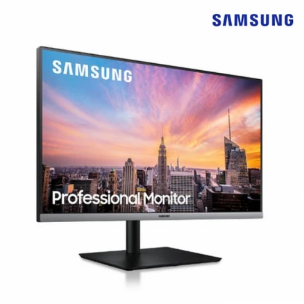 삼성 24인치 사무용 서브용 IPS 틸트 피봇 높이조절 A급 중고 모니터 LS24R650 (HDMI DP D-SUB 케이블 택 1), 68.6cm