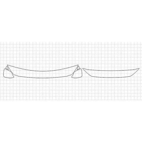 헥시스 현대 아이오닉 HYBRID 2018 PVC PPF 보호필름 차량용 가드용품 02 HFM 30 48cm BIKINI