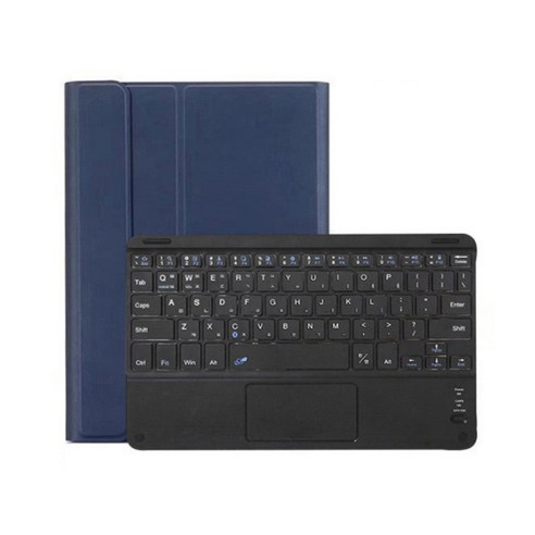 터치패드 블루투스 태블릿PC 키보드 케이스, 네이비