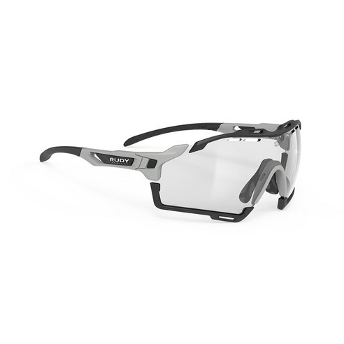 루디프로젝트 컷라인 임팩트X 포토크로믹2 변색 선글라스, 글로스 라이트그레이-블랙/블랙