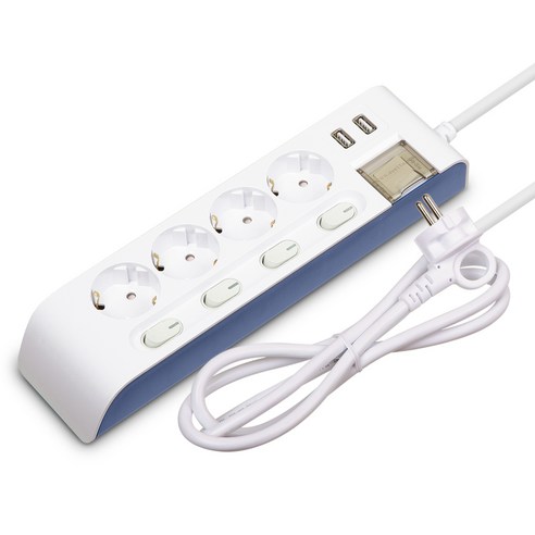 HIPUMP-42N난연멀티탭 USB 2포트 개별스위치 4구 1 리뷰후기