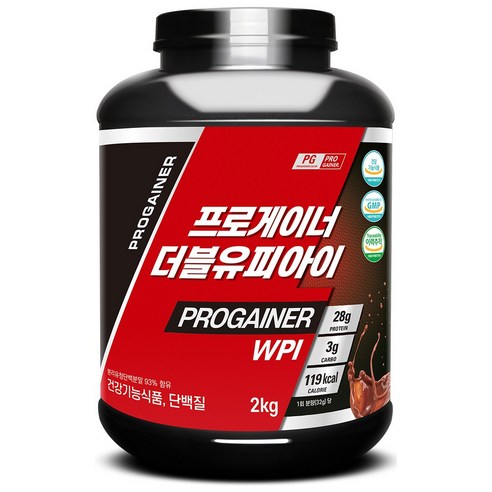 프로게이너 단백질 보충제 WPI 리뷰후기