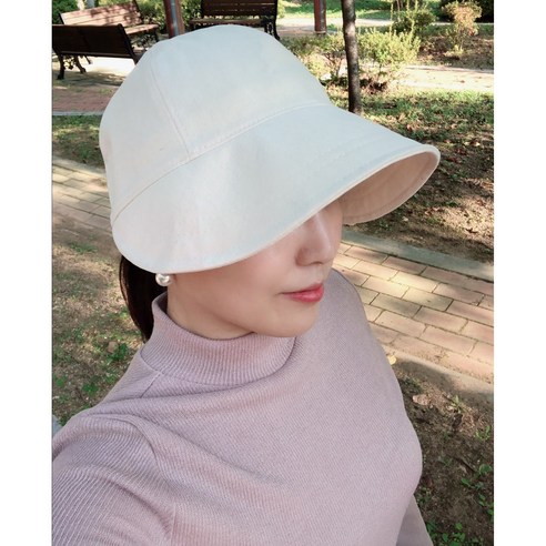 헬로버디 여성 얼굴소멸 버킷햇 골프 벙거지 모자 리뷰 후기