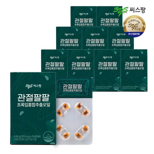 씨스팡 초록입홍합추출오일 관절팔팔쇼핑백 증정 리뷰후기