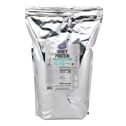 나우푸드 웨이 프로틴 파우더 단백질 보충제 크리미 초콜릿, 1개, 4.54kg