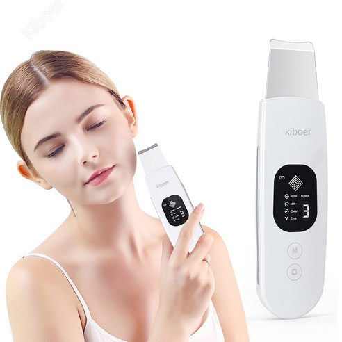 Kiboer 갈바닉 이온 워터필링기 초음파 갈바닉 EMS 피지제거 각질제거 딥청결 홈케어 usb식충전 리뷰후기