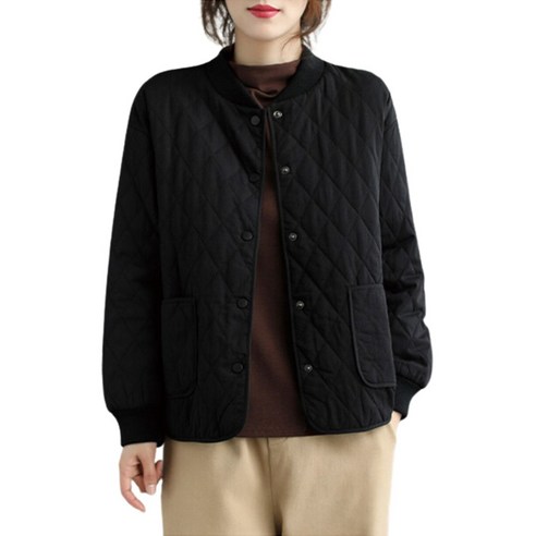 슬림소녀 여성 누빔 패딩점퍼 빅사이즈 데일리 점퍼 겨울자켓
