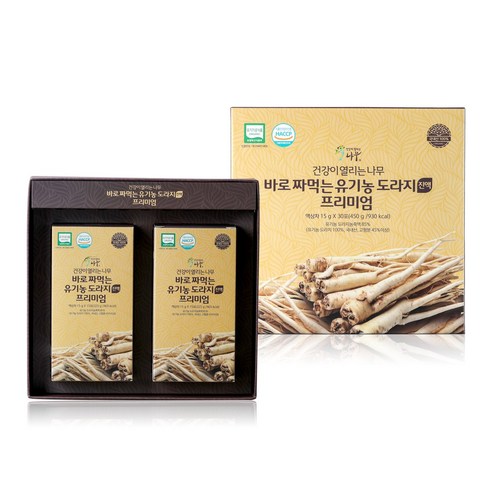 국산유기농 바로 짜먹는 유기농 도라지진액 프리미엄 쇼핑백 증정 리뷰후기