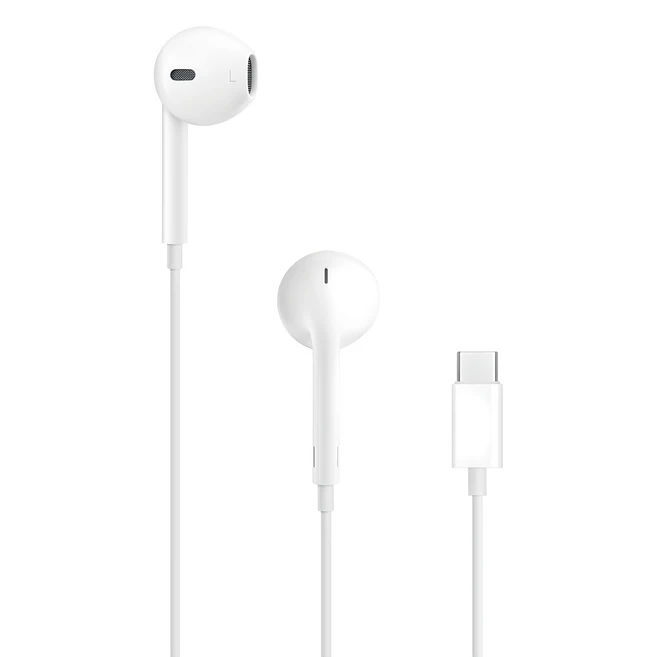 Apple USB-C 커넥터 EarPods, MYQY3ZP/A, 화이트