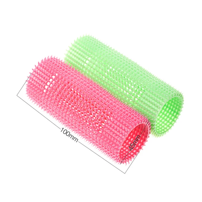 주트 헤어롤 길이 100mm 특/롱 45mm, 혼합색상, 2개