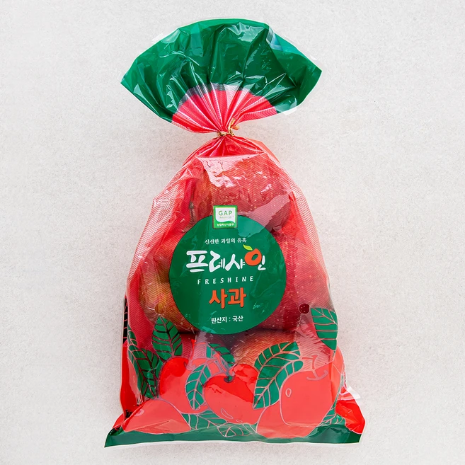 프레샤인 GAP인증 사과, 1kg(소과, 6입내), 1봉