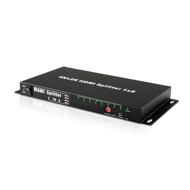 넥스트 1대8 HDMI 모니터분배기 NEXT-HD108SP4K, 혼합 색상, 1개