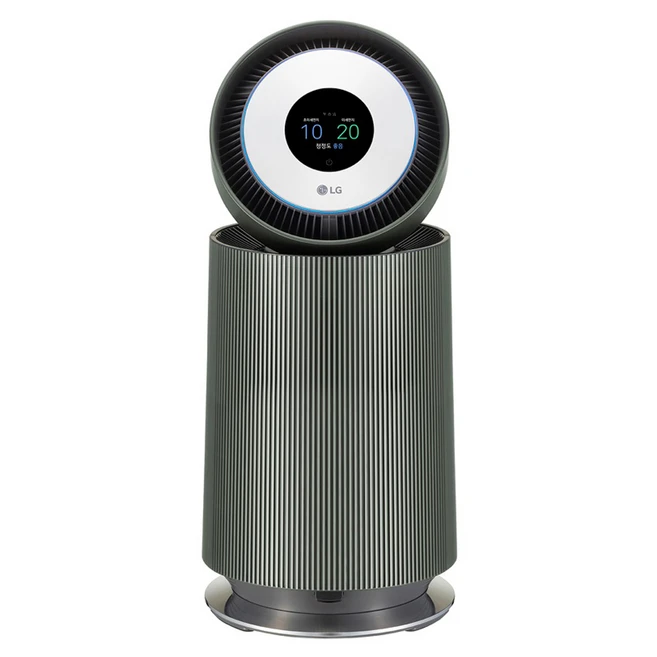 LG전자 퓨리케어 오브제컬렉션 360도 G필터 공기청정기 AS204NG3A 66㎡ 방문설치, 네이처 그린