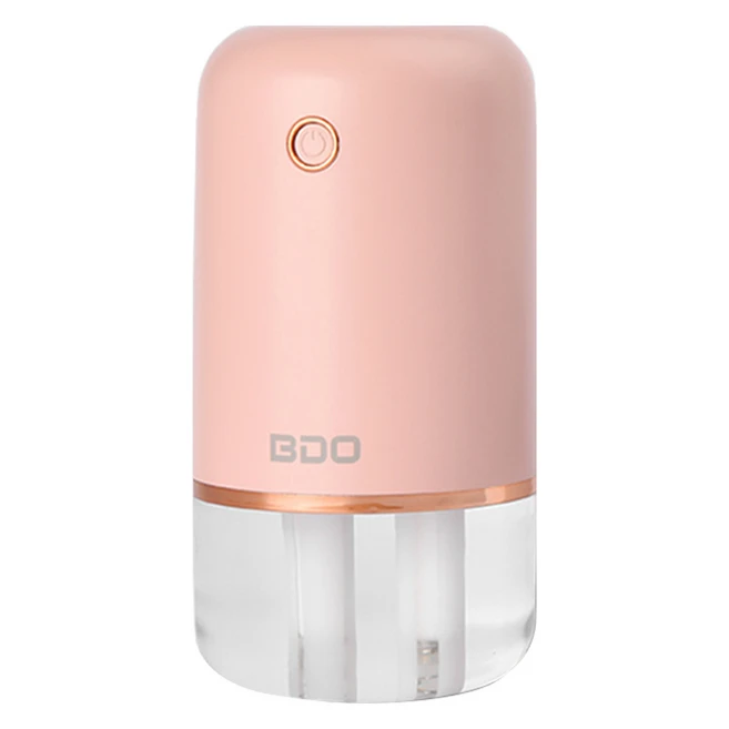BDO 듀얼 스프레이 휴대용 미니 USB 무선 가습기, B10, 핑크