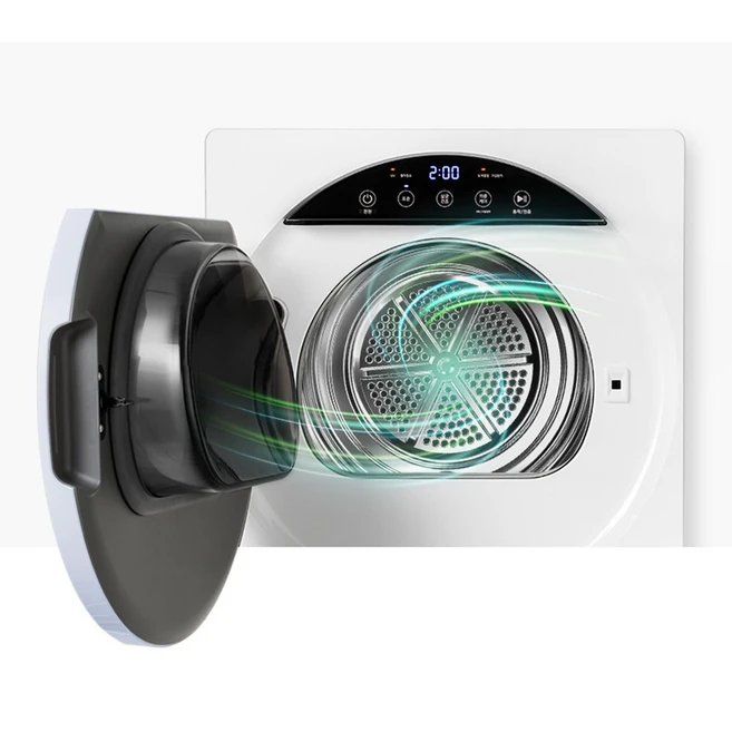 위닉스 인버터 컴팩트 건조기 HS3H400-NMK 4kg 고객직접설치, 크림 블루