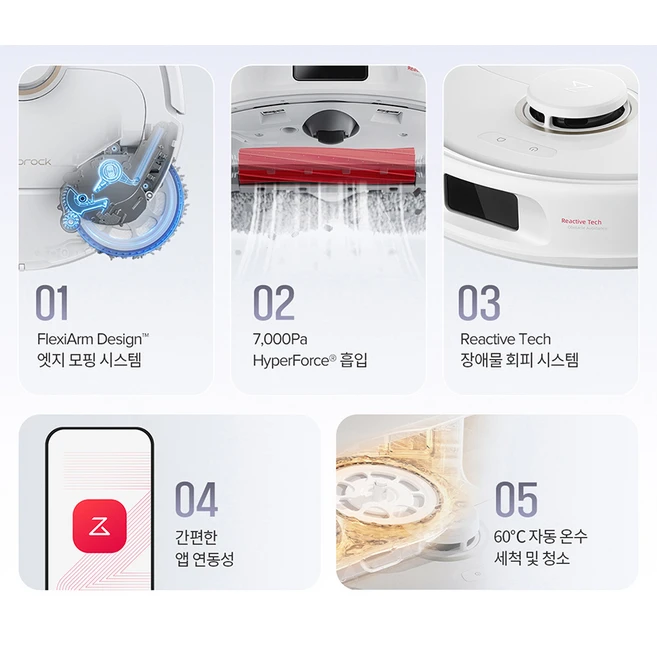 로보락 로봇청소기 Q revo Pro, 화이트