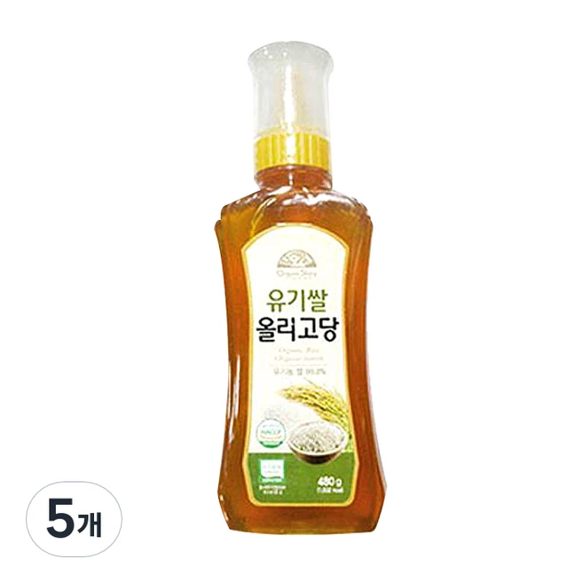 오가닉스토리 유기 쌀 올리고당, 480g, 5개