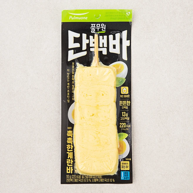 풀무원 통째로 고소하게 촉촉한 계란바, 110g, 1개