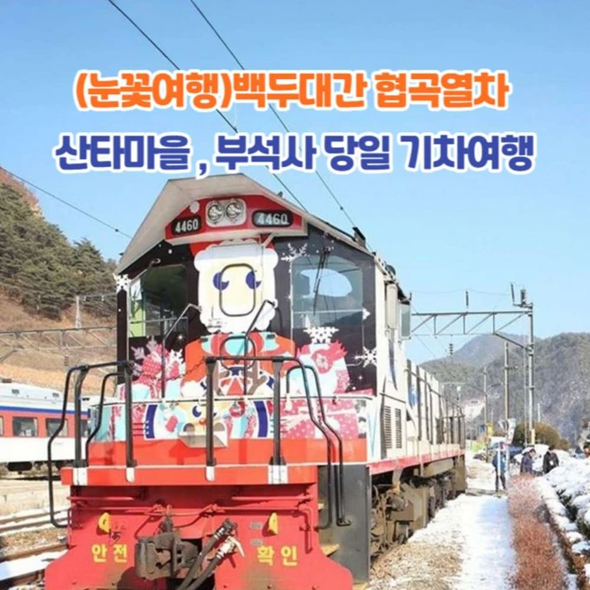 [협곡열차] [눈꽃열차] 백두대간 협곡열차 , 산타마을 + 부석사 당일 힐링기차여행